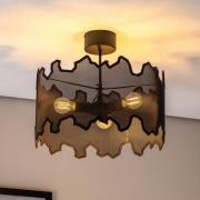 Loftlampe Wesley med speciel skærm