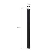 Lindby Linaro strømskinne, 50 cm, sort, 1-fase skinne