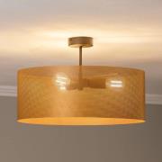 Euluna loftlampe Zofia, guldfarvet Ø 50 cm