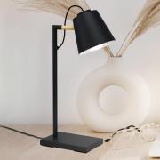 Lacey bordlampe, højde 48,5 cm, sort, stål
