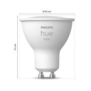 Philips Hue White LED-reflektorpære GU10 4,2 W, 2-pak
