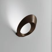 LED-væglampe Olo, bronzefarvet, metal, 25,5 cm bred