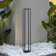 Lucande LED-gadelampe Thorvid, højde 120 cm, sort