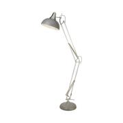 Gulvlampe Goliath, grå, metal, E27, 170 cm, justerbar