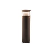 LEDS-C4 LED-sokkellampe Dan, brun, aluminium, plast