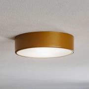 Cleo 300 loftlampe, guld, sensor, IP20, Ø 30 cm, metal