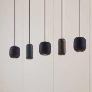 Lucande Narion hængelampe, sort/farvet, 5 lyskilder