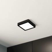 LED-panel til overflademontering Fueva 5 IP20 830 sort 16x16cm