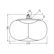 OSRAM LED Vintage Big Elipse E27 4W 818 Filament smoke dæmpbar