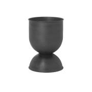 ferm LIVING Timeglasblomsterkrukke, sort, Ø 30 cm, vendbar