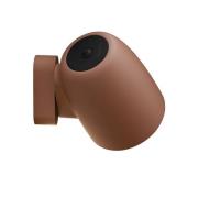 Bover udendørs LED-væglampe Nut, terracotta, aluminium/stål