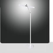 LED-gulvlampe Beba, hvid, højde 110 cm, CCT, dæmper