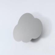 Væglampe Cloud, grå, 38 cm bred, metal, sky, G9