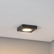Loftlampe Hero, 12 x 12 cm, sort, metal, GX53