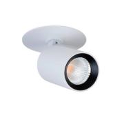 SLC LED-indbygningsspot ART, 1 lyskilde, hvid, 2.700 K, aluminium
