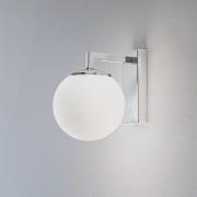 LED-væglampe Aseor, glas, krom