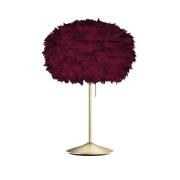 UMAGE Eos mini bordlampe rød/messing stilladseret