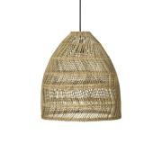 PR Home Maja hængelampe, naturlig rattan, Ø 53 cm, IP44
