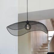 PR Home hængelampe Vivi, Ø 79 cm, sort, metal