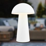 LED-bordlampe, Fungo Mini, hvid, touch, plast