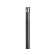 Facado II vejlampe, højde 100 cm, grå/røget, Ø 11 cm IP65