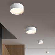 LED-loftlampe CMD 9194, Ø 15 cm, hvid, IP44, metal