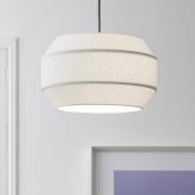 MARKET SET Pendellampe Cosiness, Ø 46 cm, hvid, stof