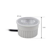 Arcchio LED-modul, GU10, 4,9W, 380lm, hvid, 2700K, dæmpbar