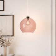 Cubus hængelampe, pink, glas, Ø 30 cm, E27