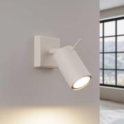 Ring vægspot, beige, udspring 16 cm, stål