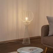 Mercure gulvlampe, sand, metal/plast, højde 93 cm