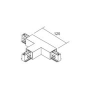 Ivela T-forbindelsesstykke LKM DALI hvid jordleder højre 3-faset