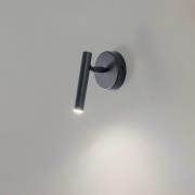 Væglampe Sopel, antracit, 1 lyskilde, stål, højde 15 cm