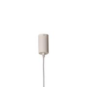 Hængelampe Sopel 1, taupe, 1 lyskilde, stål, G9, Ø 5 cm