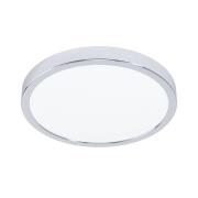 EGLO connect Smart-påbygningslampe med LED Fueva 6-Z, krom, Ø27cm