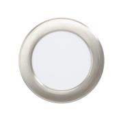 EGLO connect Smart LED-indbygningslampe Fueva 6-Z, grå, Ø 12 cm