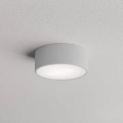 Cleo 200 loftlampe, grå, sensor, IP20, Ø 20 cm, E27