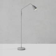 Markslöjd LED-gulvlampe Patro, grå, metal, dæmpbar