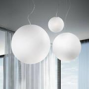Ideal Lux pendellampe Mapa, Ø 20 cm, opalglas, kugle