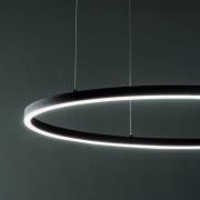 Ideal Lux LED-hængelampe Oracle Slim Ø 70 cm hvid 3.000 K