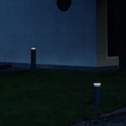 Ideal Lux LED-gadelampe Boeing, højde 70 cm, antracit