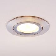 LED-indbygningsspot Andrej, rund, aluminium