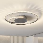 Lindby LED-loftlampe Joline, Ø 45 cm, krystaller, metal