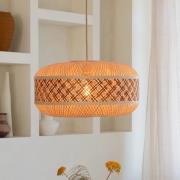 GOOD & MOJO hængelampe Langkawi, brun Ø 50 cm, bambus E27