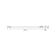OSRAM LED-lysliste TUBEKIT, 120 cm, 4.000 K hvid afbryder
