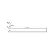 OSRAM LED-lysliste SWITCH BATTEN, 57 cm, 3.000 K, hvid