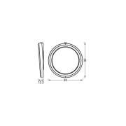 OSRAM SMART+ WiFi UNDERCABINET ROUND, hvid, Ø 8 cm, 3-pak