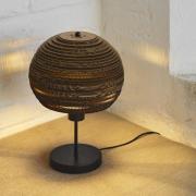 OSRAM bordlampe BALL, brun, højde 39 cm, bølgepap, E27