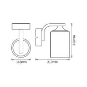 OSRAM udendørs væglampe ENDURA CLASSIC LANTERN CYLINDER, hvid