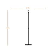 OSRAM gulvlampe DECOR STICK, mørkegrå, højde 146 cm 1 x E27